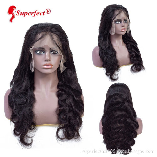 Wholesale Vendor 13*6 Lace Front Human Hair wigs For Black Women Brazilian Remy Body Wave Wig With Baby Hair Pre Plucked